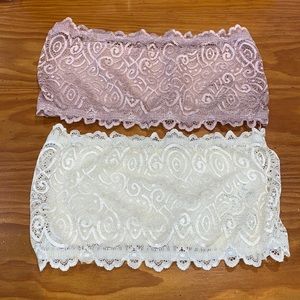 Free people reversible seamless and lace bandeaus